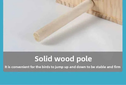 Hanging Bird Nests Breathable Hatching Bird's Wooden House Pet Supplies Swallow Finch Squirrel Small Birds Animals Nests Box