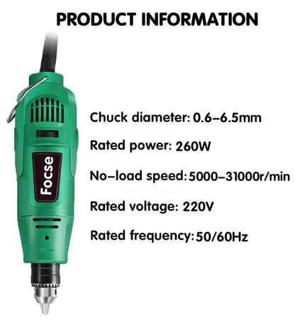 Dremel 260W Power Engraver Electric Mini Drill Tool Variable Speed Engraving Pen Grinding Machine Accessories