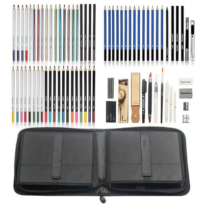Art Painting Set 83pcs Art Sketching Set Color Lead Pencil High Quality Set Art Professional School Drawing Supplies
