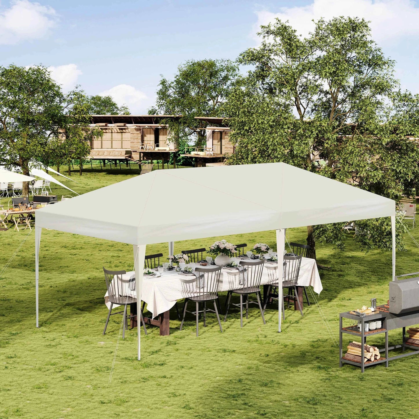 Pop Up Folding Gazebo Garden Gazebo Marquee Pergola Waterproof Windproof UV Protection party tent for Garden Camping Beach BBQ