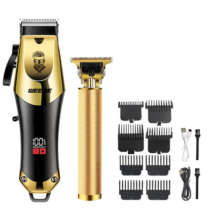 Adjustable Hair Trimmer T9 Vintage Hair Clipper Electric Beard Trimmer Hair Length Adjustable Haircut Machine Kit Boyfriend Gift
