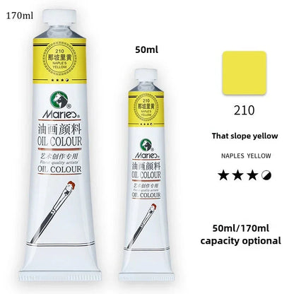 Marie's Oil Paint 170ML Oil Painting Art Creation Pigment Large Oil Paint Paint Single Commonly Used 24 Colors