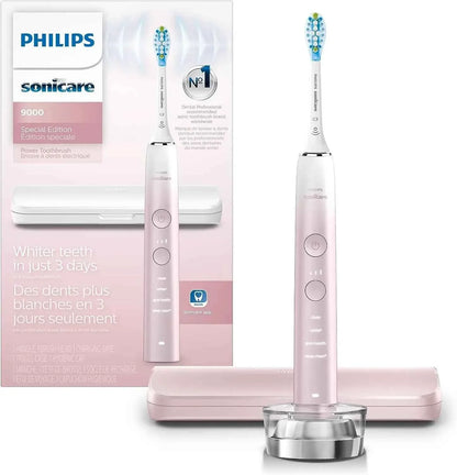 PHILIPS Sonicare 9000 Special Edition Rechargeable Toothbrush, Black/Purple, HX9911/91