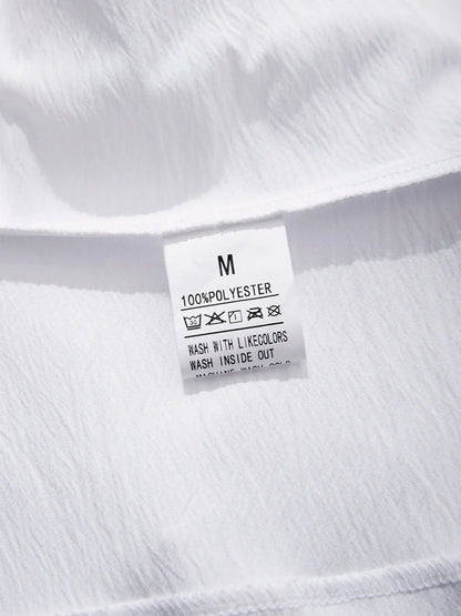 New Mens Short Sleeve T-Shirts Summer Trendy Breathable Loose Youth Basic Cotton Pocket Top Solid Color Stand Up Collar Shirts