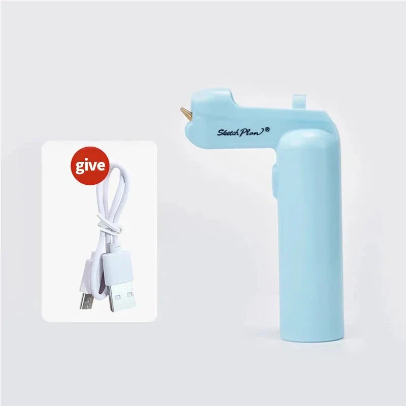 Art Electric Spray Pen Airbrush Set Inkjet Painting Brush Washable Spray Painting Hand Drawn Art Supplies Multi-function Color