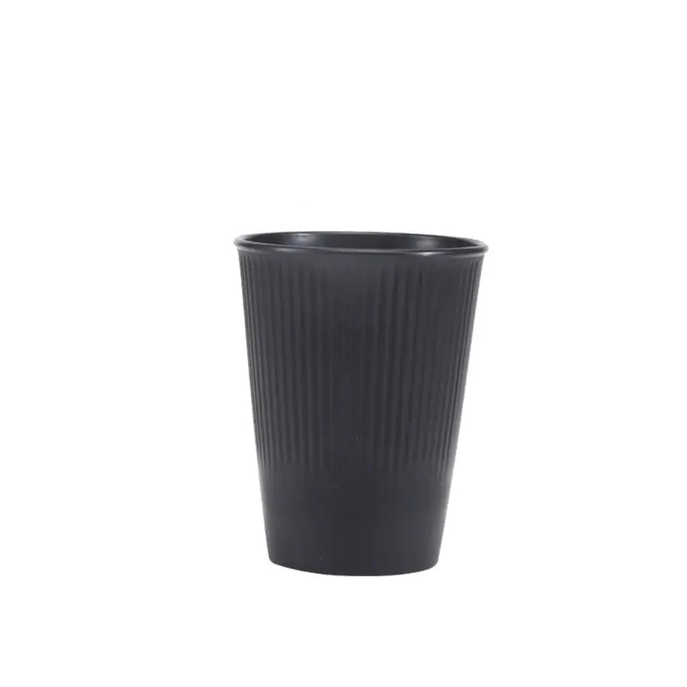 Black plastic cutlery set plates spitting dishes bowl cups cutlery for outdoor camping party
