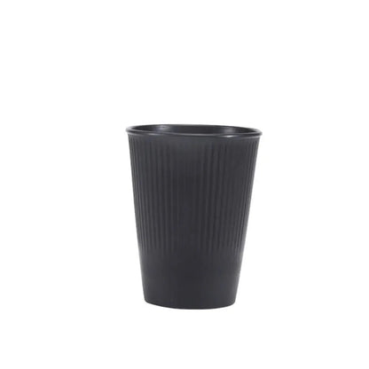 Black plastic cutlery set plates spitting dishes bowl cups cutlery for outdoor camping party