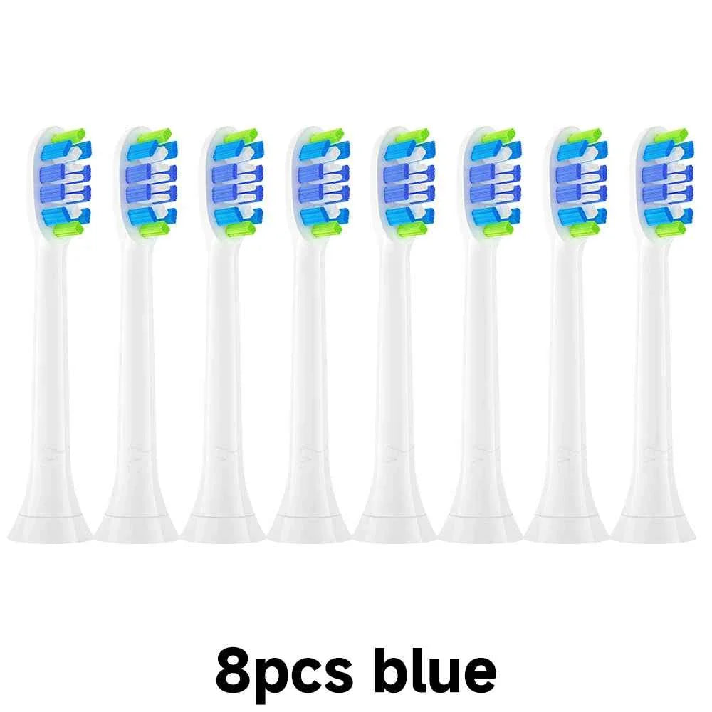 4/8pcs Replacement Toothbrush Heads Compatible with Philips Sonicare Soft Replacement Electric Brush Head 4100 6500 6100 7500 5