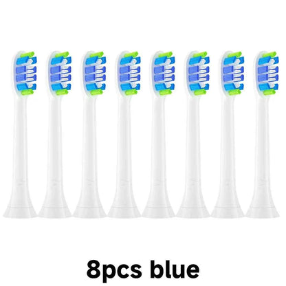 4/8pcs Replacement Toothbrush Heads Compatible with Philips Sonicare Soft Replacement Electric Brush Head 4100 6500 6100 7500 5