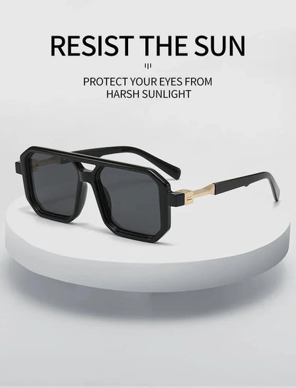 2024 Square Sunglasses For Men Vintage Fashion Glasses Sunglasses Women Trendy Dropshipping Shades Gafas De Sol Hombre Lunette