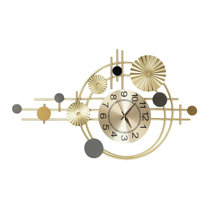 Wall Clock Modern Decorative Art Clock Silent Wall Clock Iron Wall Decoration Clock