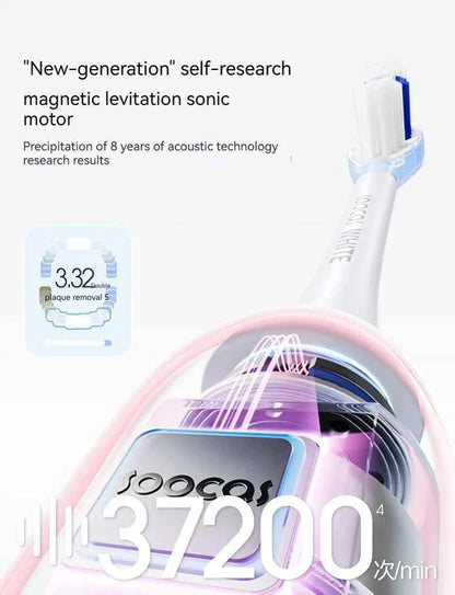 SOOCAS X3S Sonic Electric Toothbrush 180 Days Battery Life Smart Ultrasonic Tooth Brush Cleaner Adult Automatic IPX8 Waterproof