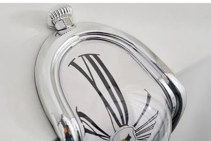 Novel Salvador Dali Style Melting Distorted Surreal Wall Clock