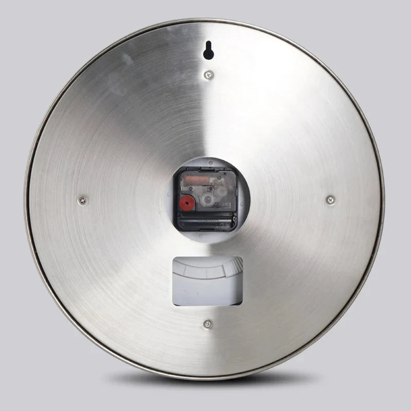 Metal Creative Art Design Digital Luminescent Clock 13"