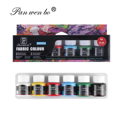 Acrylic Paint Set 6/12 Colors 25ml,Water-Proof Portable Art Rich Pigments for DlY Craft,Drawing,Painting,Canvas, Rock
