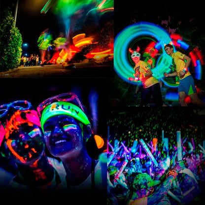 6Colors Acrylic Fluorescent Paint Glow In Dark DIY Painting Art Materials Arts Crafts Painting Tool DIY Graffiti Acrylic Pigment