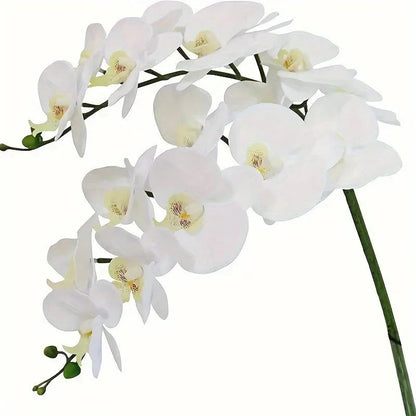 1Pcs Butterfly Orchid Artificial Flowers Orchid Phalaenopsis Fake Flowers Party Home Decor Garden Wedding Decoration Accessories