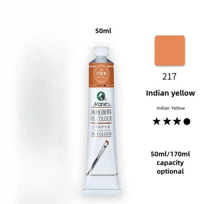 Maries Oil Paint 50ML Oil Painting Art Creation Pigment Large Oil Paint Paint Single Commonly Used 24 Colors