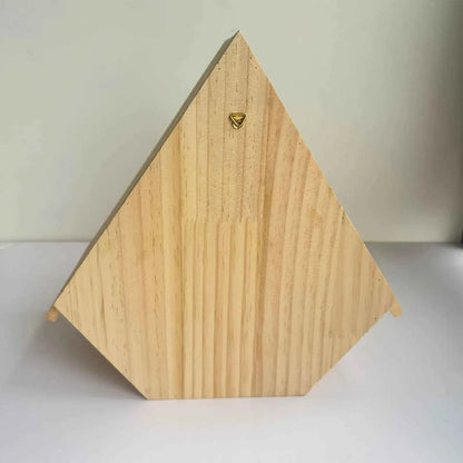 Bird House Wooden Finch Nesting Habitat Garden Wild Birds House for Sparrow Swallow Wren Chickadee Pigeon Outdoor Garden