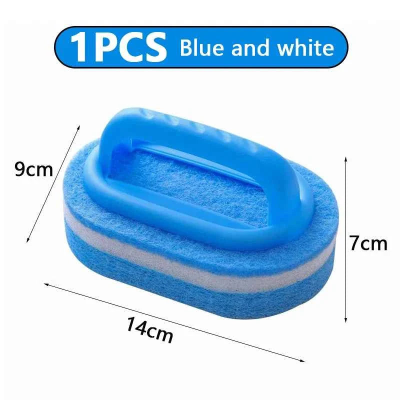 Cleaning Brush With Handle Sponge Wiping Kitchen Cleaning Pot Washing Dishwashing Sponge Cleaning And Brush Tool Toilet Ceramic