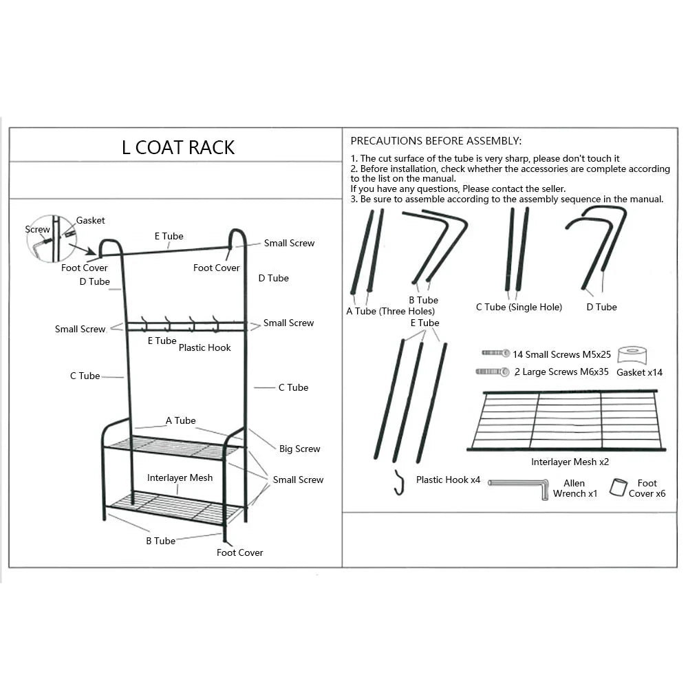 Independent Hanger Brown Metal Shoe Hanger 4 Hooks Clothes Rack Clothes Hangers Coat Hanger Stand Wardrobe Stand