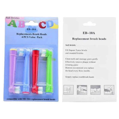 20/16/8/4PCS EB-10A/EB10-X Soft Bristle Kids Toothbrush Head Compatible For Oral b