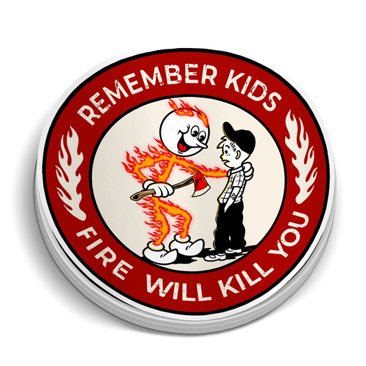Remember Kids Fire Decal
