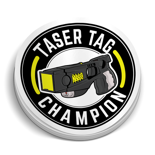 Taser Tag Champion Sticker