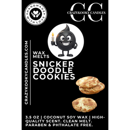SNICKERDOODLE COOKIES - Wax Melts, Scented Coconut Soy, 3.5oz