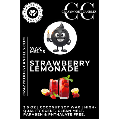 STRAWBERRY LEMONADE - Wax Melts, Scented Coconut Soy, 3.5oz