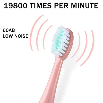 Children Electric Toothbrush USB Rechargeable Colorful Cartoon Brush Ultrasonic Smart Timer Soft Hair Tooth Brush Oral Cleaning