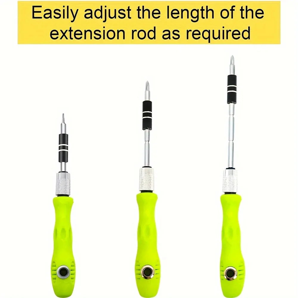 Screwdriver Set 33 in 1 Phillips Torx Hexagonal Precision Screw Driver Bit Manual Repair Tool for iPhone PC Camera Watch Glasses