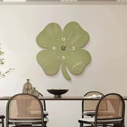 Light Decorative Clock Hanging Restaurant Simple Creative Crystal Porcelain Wall Hanging Clock Quiet Room Clock