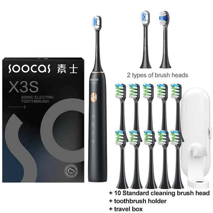 SOOCAS X3S Sonic Electric Toothbrush 180 Days Battery Life Smart Ultrasonic Tooth Brush Cleaner Adult Automatic IPX8 Waterproof