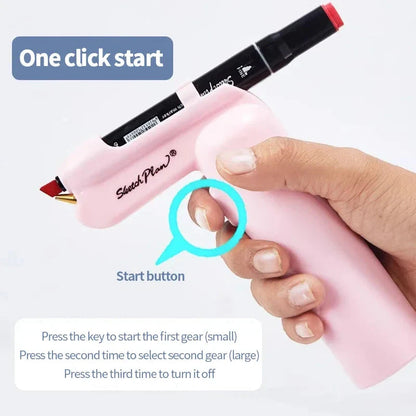 Art Electric Spray Pen Airbrush Set Inkjet Painting Brush Washable Spray Painting Hand Drawn Art Supplies Multi-function Color
