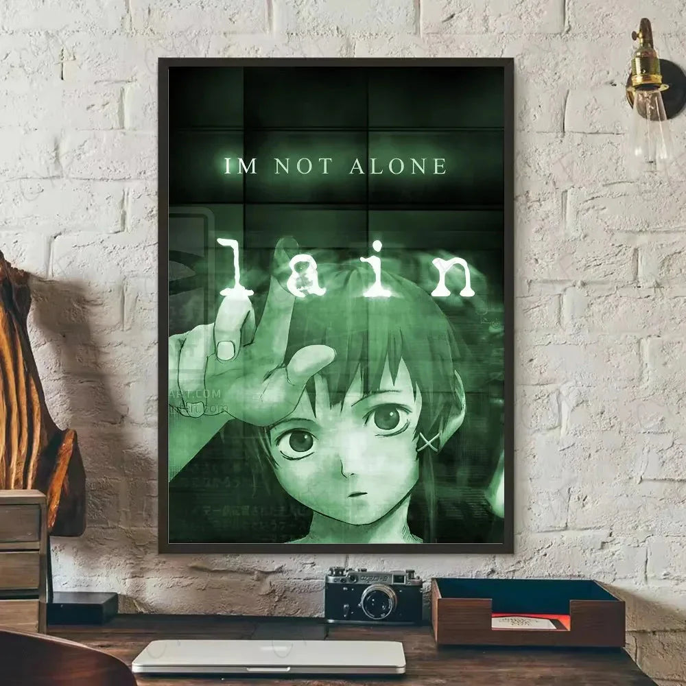 Painting By Numbers for Adult  S-Serial Experiments L-Lain Anime Cute Oil Paint By Number Home Decor