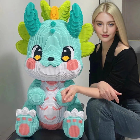30128 Pieces of Baby Dragon DIY Model Building Blocks, Creative Educational Building Blocks, Designed for Teenagers and Adults