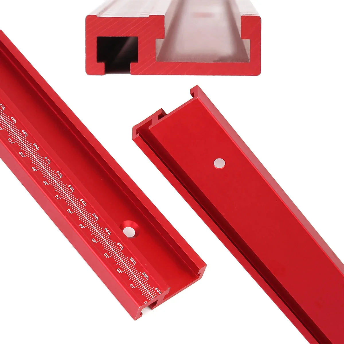 Table Saw Miter Bar Slider Gauge Rod T Slot Miter Track M6/M8T Screw Fixture Slot Aluminum Alloy for DIY Woodworking Router
