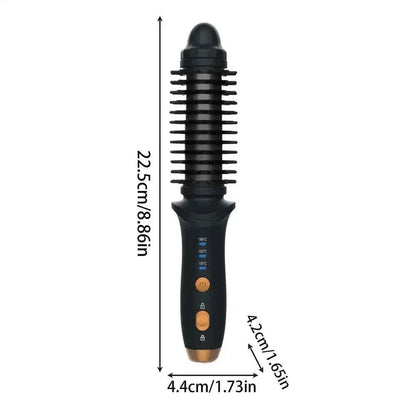 Cordless Hair curling wands USB rechargeable cordless curling iron Electric Heated Hair Curling Round Brush Hair Styling Tool