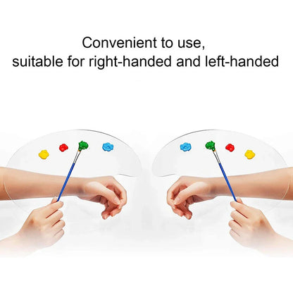 Drawing Supplies Oil Painting Propylene Painting Hand Painted Gouache Painting Palette Clear Paint Tray Pigment Pallet Palettes