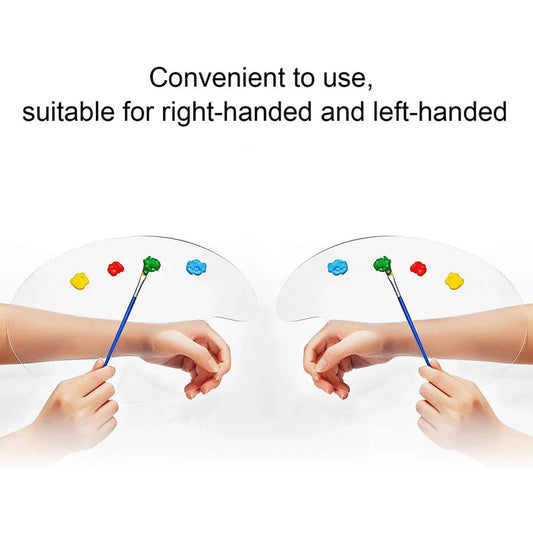 Drawing Supplies Oil Painting Propylene Painting Hand Painted Gouache Painting Palette Clear Paint Tray Pigment Pallet Palettes