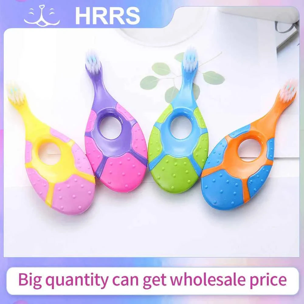 2Pcs/Set KidsToothbrush With Soft Bristles BPA-Free Children Toothbrush Training Deciduous Teeth Toothbrush