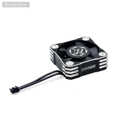 ROCKET-RC 25/30/35/40/50mm V2 Metal Cooling Fan 32000/28000/21000/16000/10000RPM for 1/8 1/10 1/12 RC Car 540/550/3650 Motor ESC