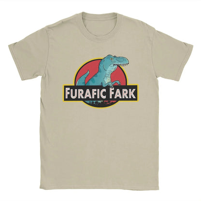 Men Furafic Fark 2 T Shirts Meme Pure Cotton Clothing Unique Short Sleeve Crewneck Tees Plus Size T-Shirts