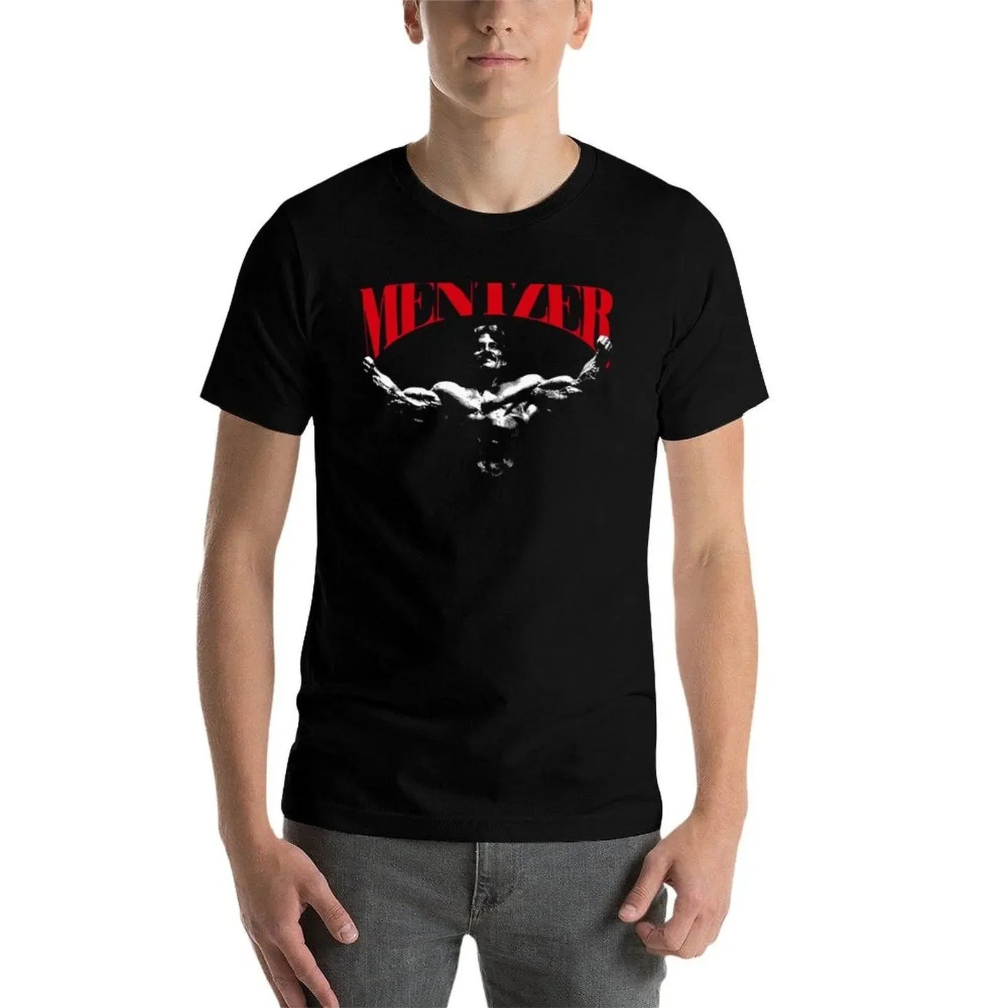 Mike Mentzer T-Shirt Gym Wear T-Shirt man t shirt cotton t shirts for man cotton funny T-Shirt