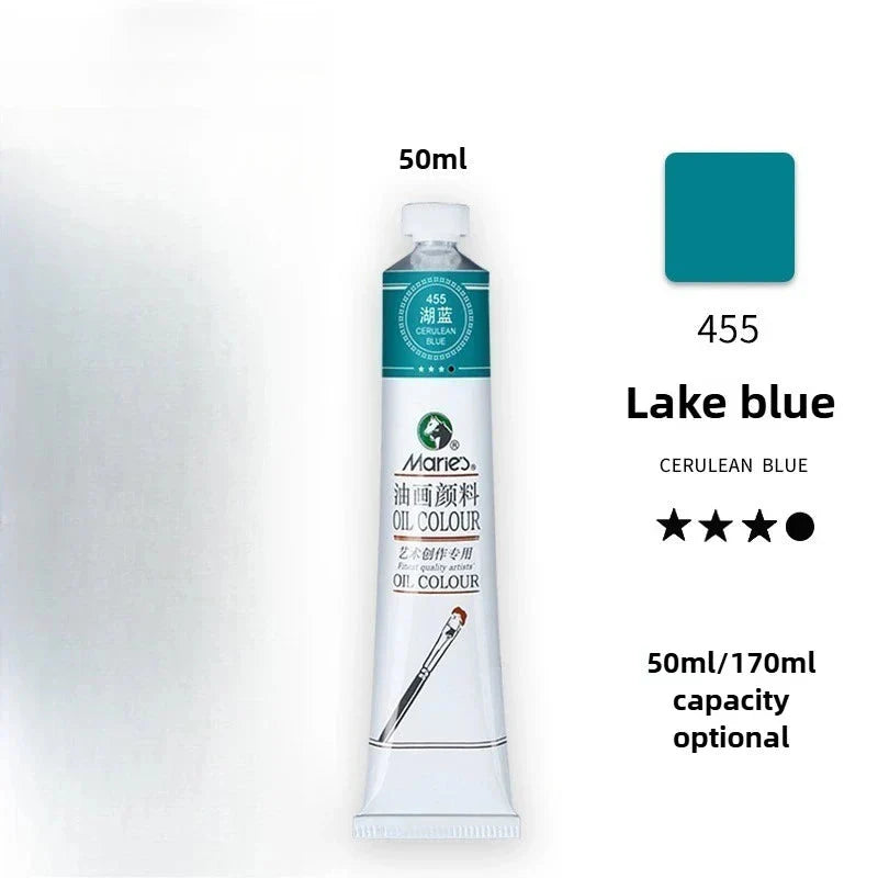 Maries Oil Paint 50ML Oil Painting Art Creation Pigment Large Oil Paint Paint Single Commonly Used 24 Colors
