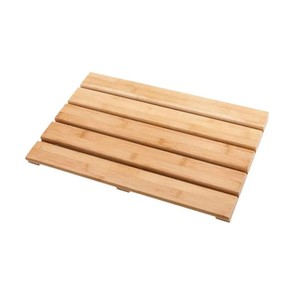 Bamboo Bath Mat Water Resistant Decoration Heavy Duty Non Slip Stylish Versatile Bathroom Accessories Shower Mat Floor Mat