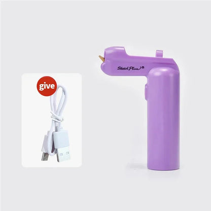 Art Electric Spray Pen Airbrush Set Inkjet Painting Brush Washable Spray Painting Hand Drawn Art Supplies Multi-function Color
