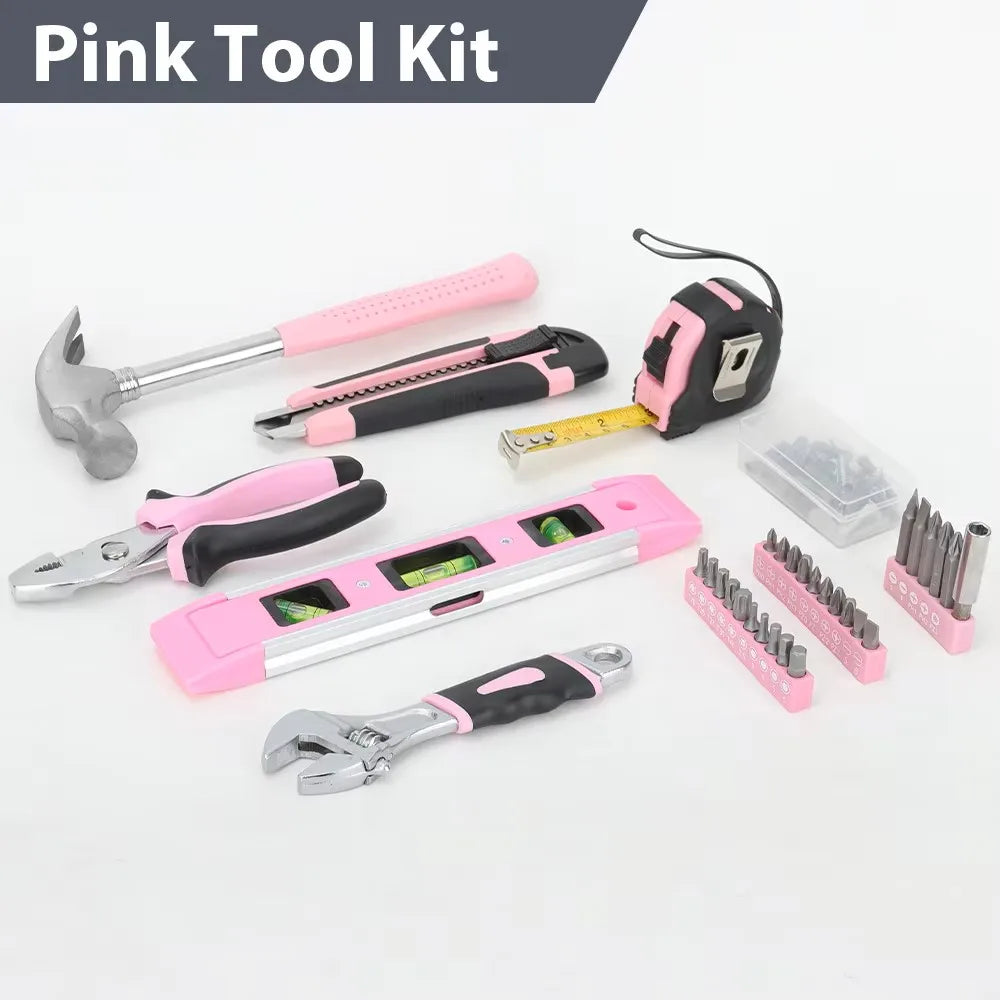 HILDA 21V Pink Drill Electric Drill Electric Screwdriver  Cordless Drill Mini Wireless Power Tools Lithium-Ion Battery