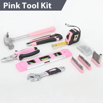 HILDA 21V Pink Drill Electric Drill Electric Screwdriver  Cordless Drill Mini Wireless Power Tools Lithium-Ion Battery